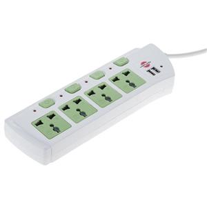 محافظ ولتاژ 4 خانه 1.8 متري پارس شهاب ( مدل USU-4 )